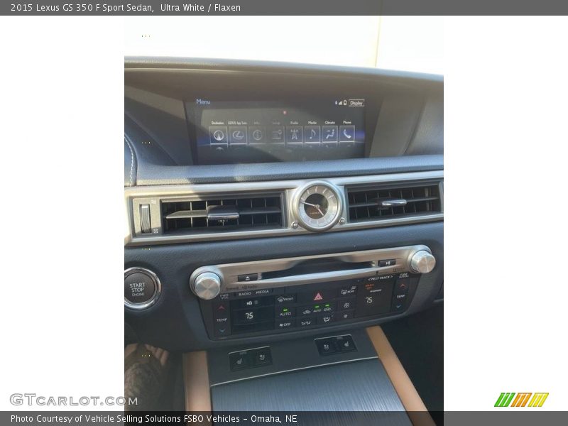 Ultra White / Flaxen 2015 Lexus GS 350 F Sport Sedan