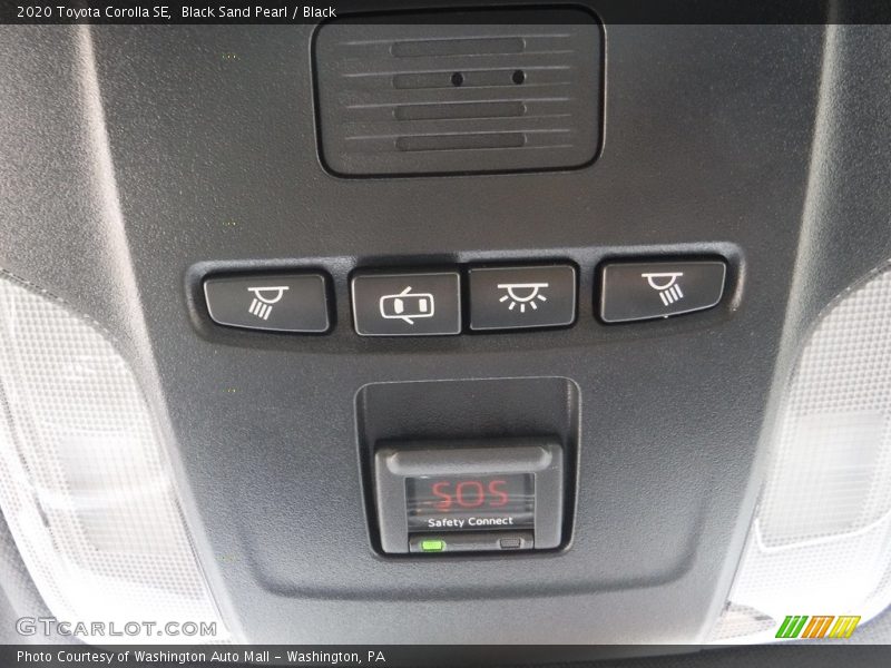 Black Sand Pearl / Black 2020 Toyota Corolla SE