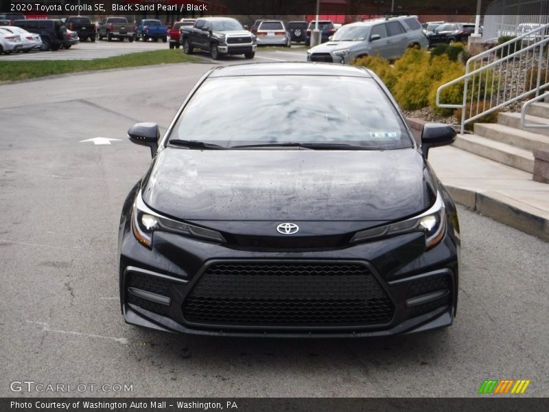 Black Sand Pearl / Black 2020 Toyota Corolla SE