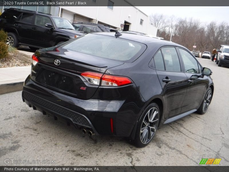 Black Sand Pearl / Black 2020 Toyota Corolla SE