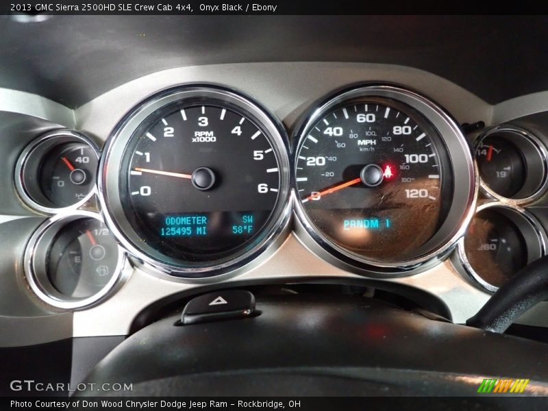 Onyx Black / Ebony 2013 GMC Sierra 2500HD SLE Crew Cab 4x4