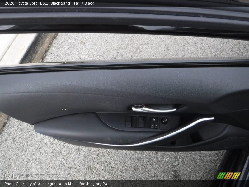 Black Sand Pearl / Black 2020 Toyota Corolla SE
