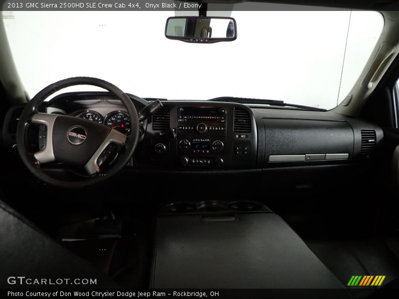 Onyx Black / Ebony 2013 GMC Sierra 2500HD SLE Crew Cab 4x4