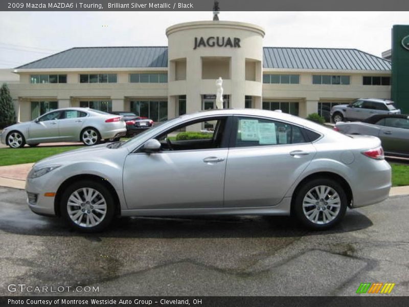 Brilliant Silver Metallic / Black 2009 Mazda MAZDA6 i Touring