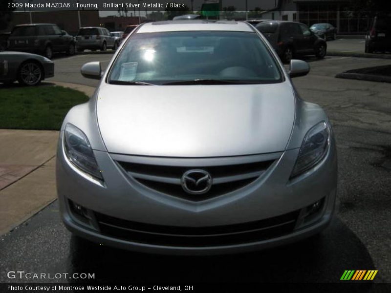 Brilliant Silver Metallic / Black 2009 Mazda MAZDA6 i Touring