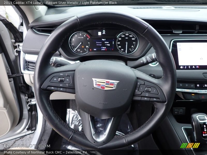 Radiant Silver Metallic / Light Platinum/Jet Black 2019 Cadillac XT4 Luxury