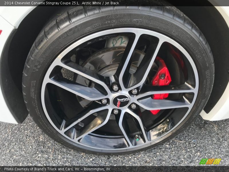 Arctic White / Jet Black 2014 Chevrolet Corvette Stingray Coupe Z51