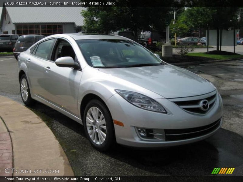 Brilliant Silver Metallic / Black 2009 Mazda MAZDA6 i Touring