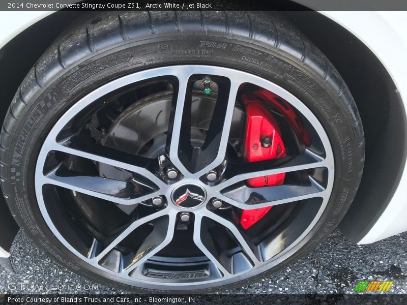 Arctic White / Jet Black 2014 Chevrolet Corvette Stingray Coupe Z51