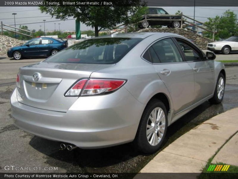 Brilliant Silver Metallic / Black 2009 Mazda MAZDA6 i Touring