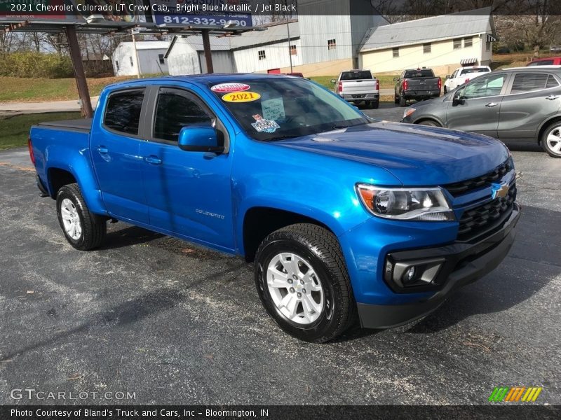 Bright Blue Metallic / Jet Black 2021 Chevrolet Colorado LT Crew Cab