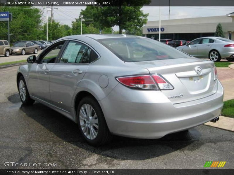 Brilliant Silver Metallic / Black 2009 Mazda MAZDA6 i Touring