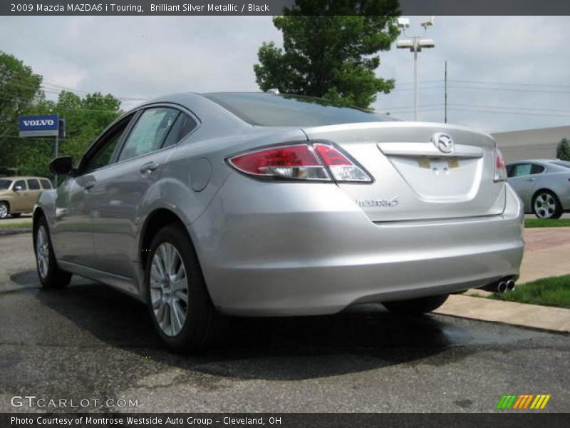 Brilliant Silver Metallic / Black 2009 Mazda MAZDA6 i Touring