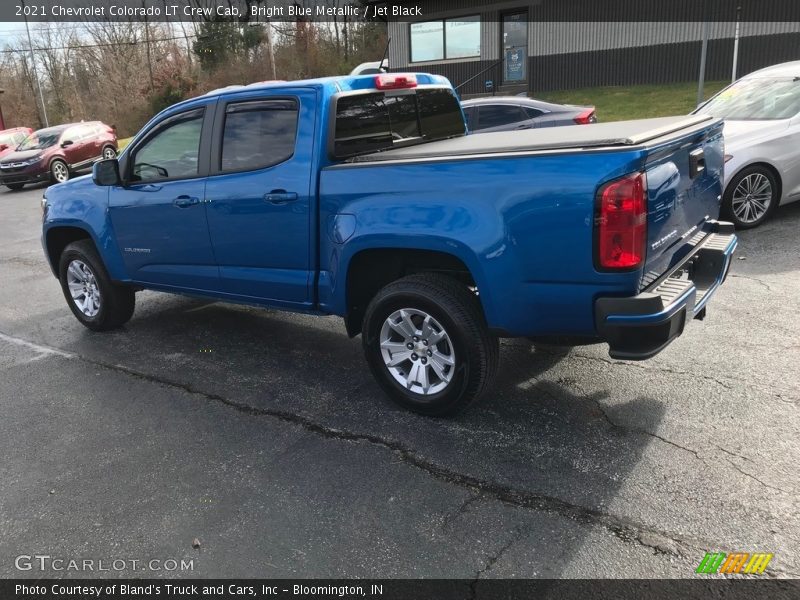 Bright Blue Metallic / Jet Black 2021 Chevrolet Colorado LT Crew Cab