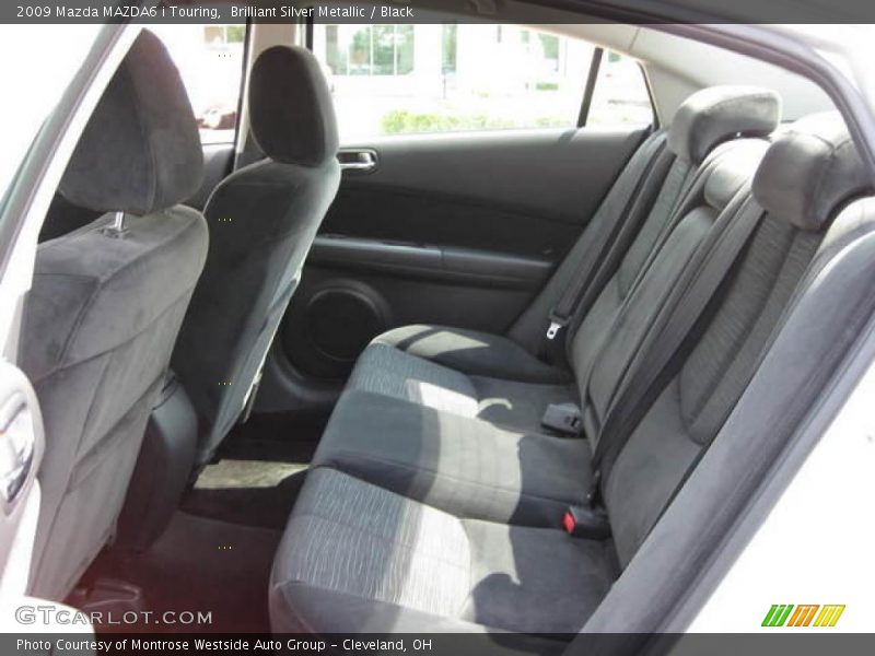 Brilliant Silver Metallic / Black 2009 Mazda MAZDA6 i Touring