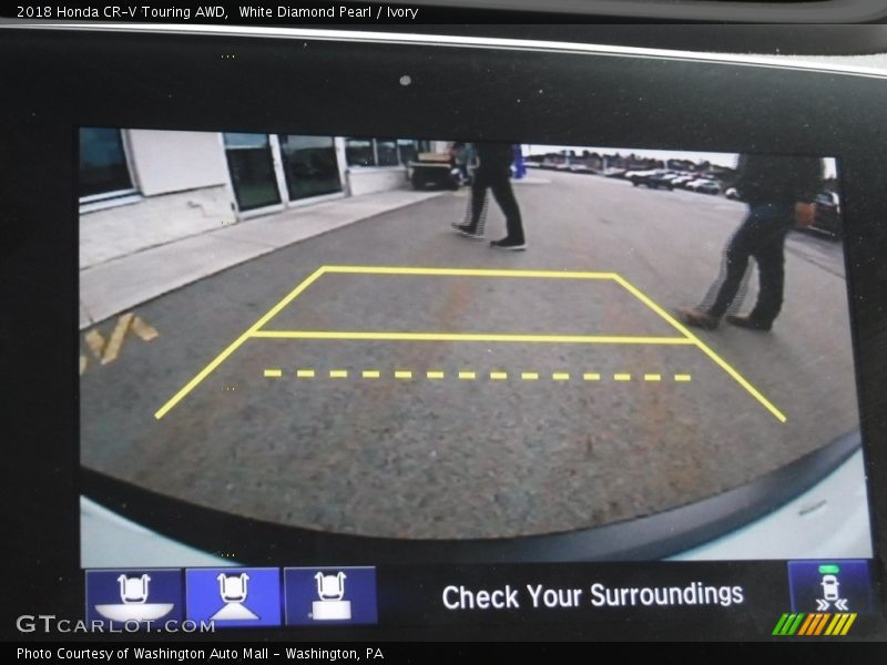 White Diamond Pearl / Ivory 2018 Honda CR-V Touring AWD