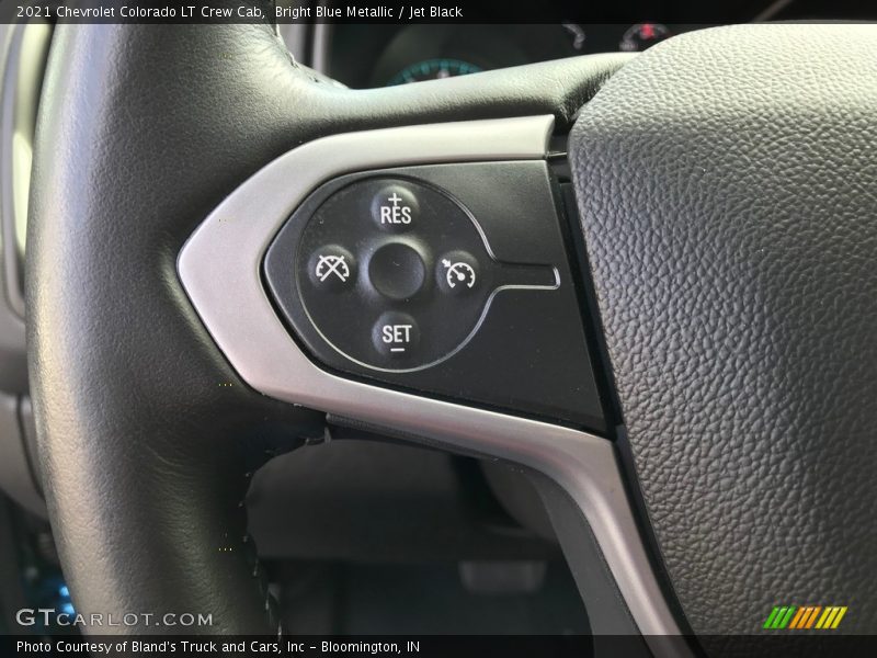 Bright Blue Metallic / Jet Black 2021 Chevrolet Colorado LT Crew Cab