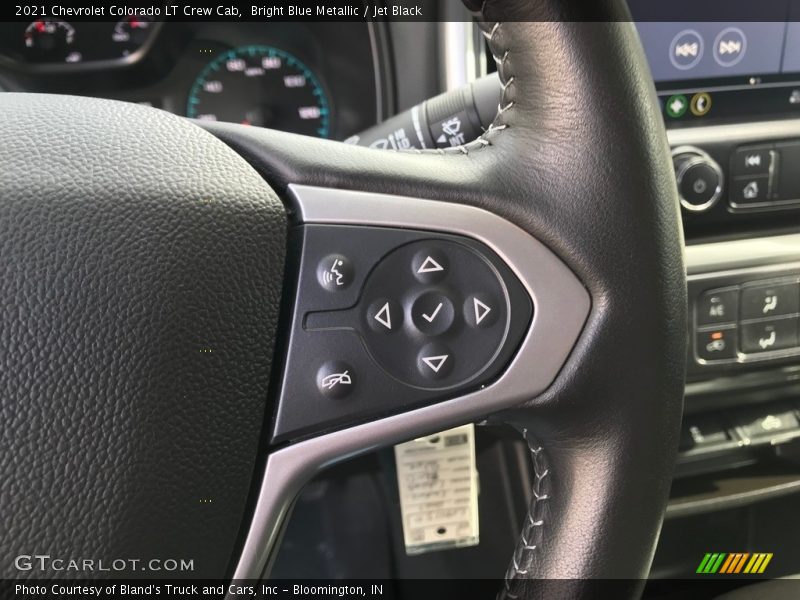 Bright Blue Metallic / Jet Black 2021 Chevrolet Colorado LT Crew Cab