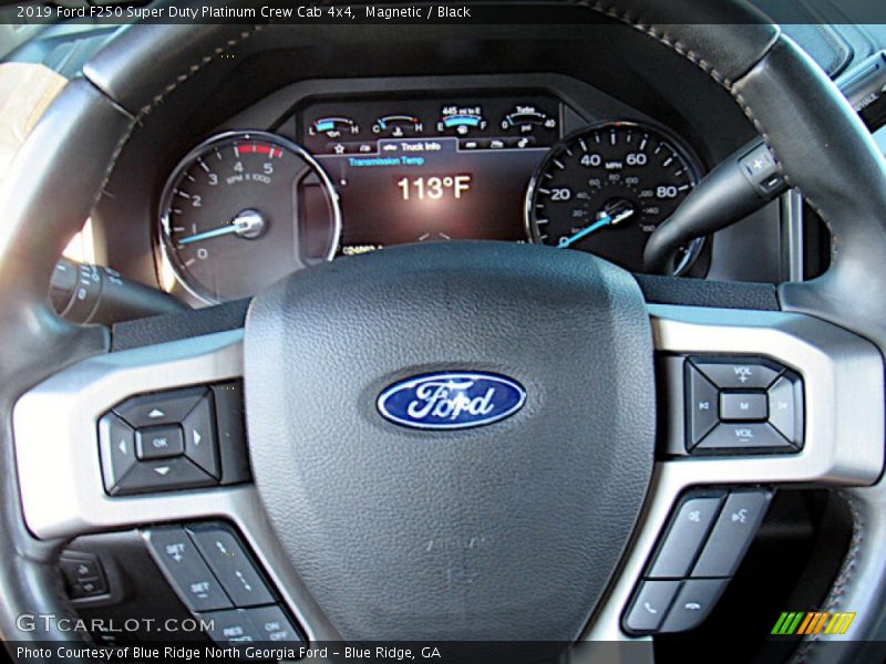 Magnetic / Black 2019 Ford F250 Super Duty Platinum Crew Cab 4x4