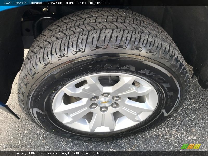 Bright Blue Metallic / Jet Black 2021 Chevrolet Colorado LT Crew Cab