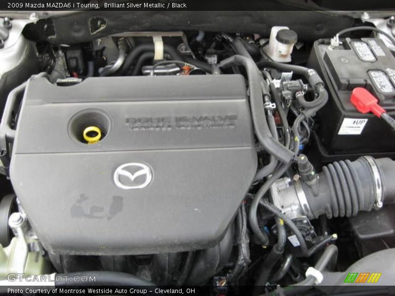 Brilliant Silver Metallic / Black 2009 Mazda MAZDA6 i Touring