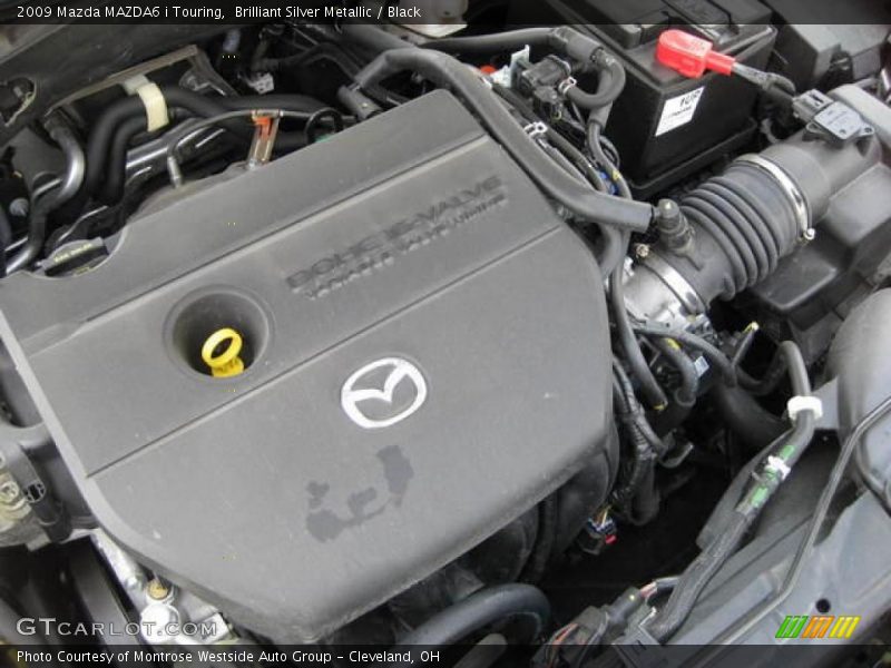 Brilliant Silver Metallic / Black 2009 Mazda MAZDA6 i Touring