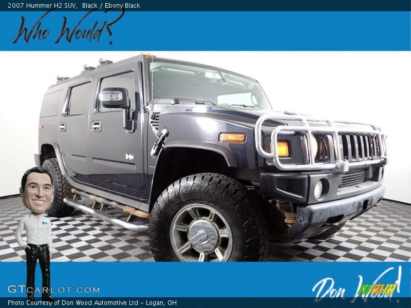 Black / Ebony Black 2007 Hummer H2 SUV