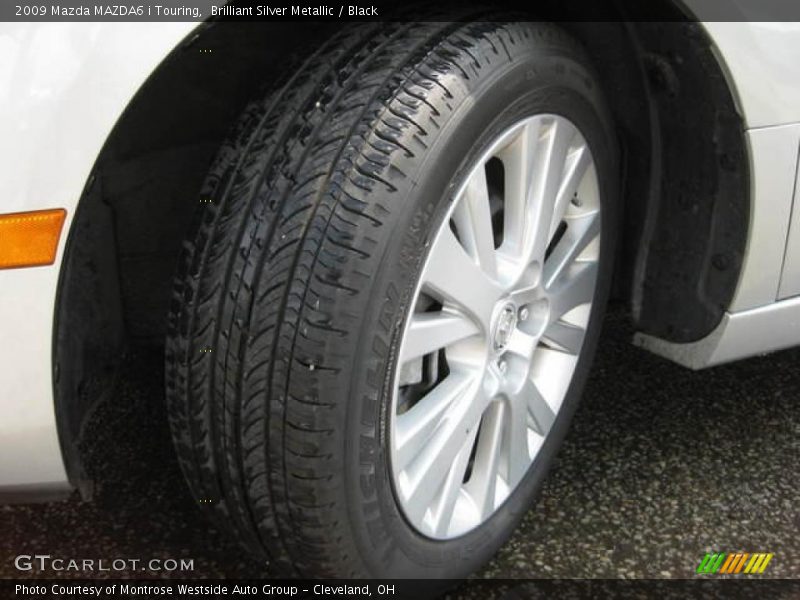 Brilliant Silver Metallic / Black 2009 Mazda MAZDA6 i Touring
