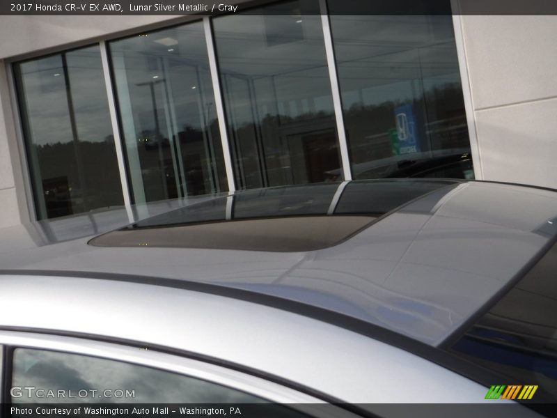 Lunar Silver Metallic / Gray 2017 Honda CR-V EX AWD