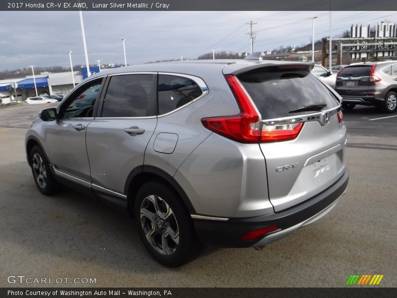 Lunar Silver Metallic / Gray 2017 Honda CR-V EX AWD