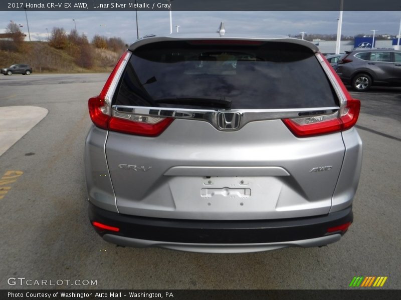 Lunar Silver Metallic / Gray 2017 Honda CR-V EX AWD