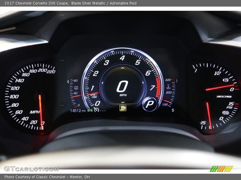  2017 Corvette Z06 Coupe Z06 Coupe Gauges