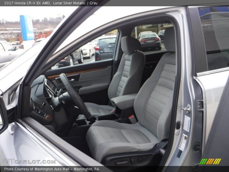 Lunar Silver Metallic / Gray 2017 Honda CR-V EX AWD