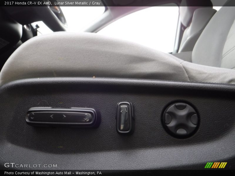 Lunar Silver Metallic / Gray 2017 Honda CR-V EX AWD