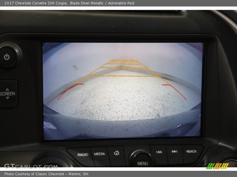 Blade Silver Metallic / Adrenaline Red 2017 Chevrolet Corvette Z06 Coupe