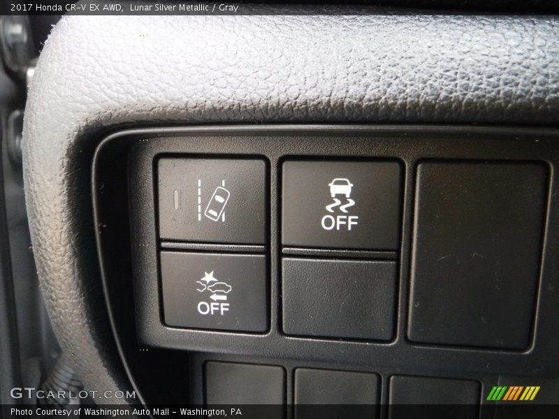 Lunar Silver Metallic / Gray 2017 Honda CR-V EX AWD