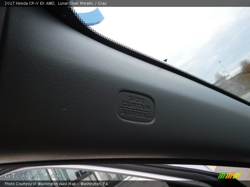 Lunar Silver Metallic / Gray 2017 Honda CR-V EX AWD