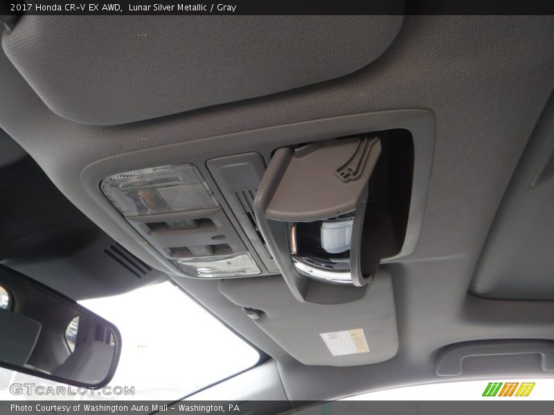 Lunar Silver Metallic / Gray 2017 Honda CR-V EX AWD