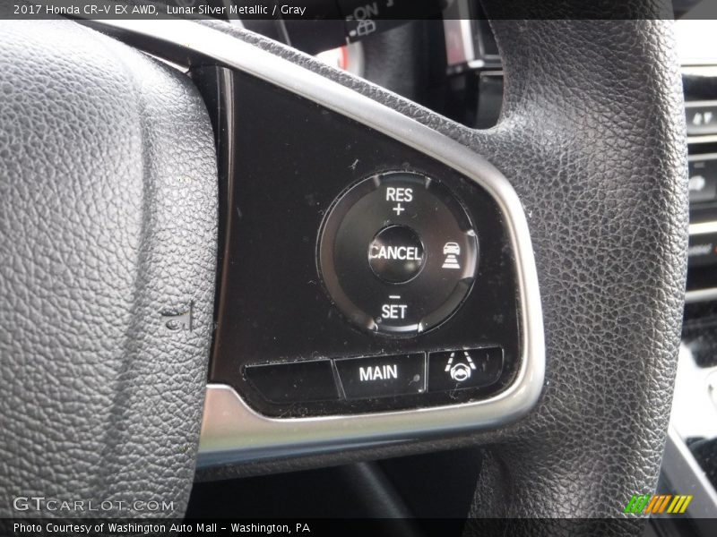 Lunar Silver Metallic / Gray 2017 Honda CR-V EX AWD