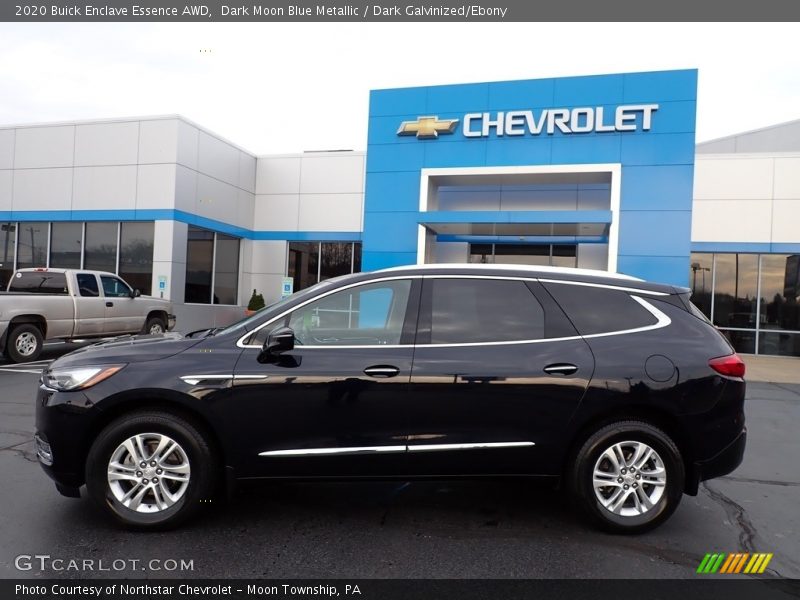 Dark Moon Blue Metallic / Dark Galvinized/Ebony 2020 Buick Enclave Essence AWD