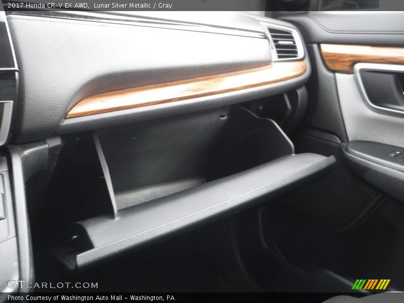 Lunar Silver Metallic / Gray 2017 Honda CR-V EX AWD