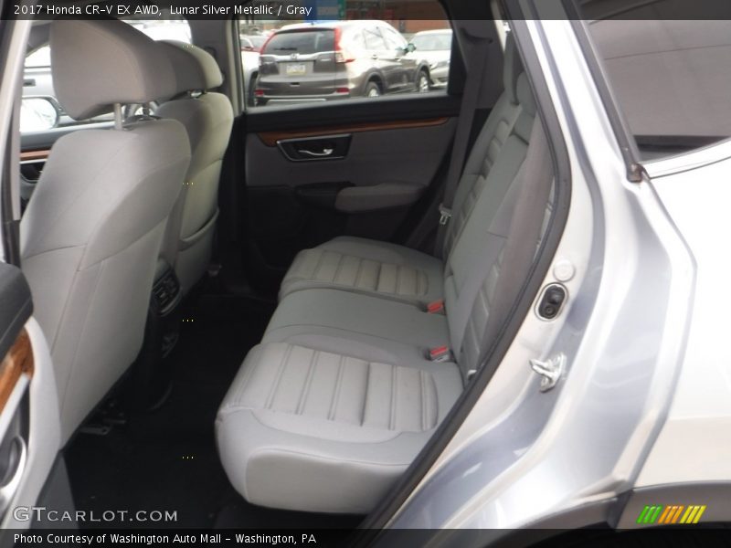 Lunar Silver Metallic / Gray 2017 Honda CR-V EX AWD