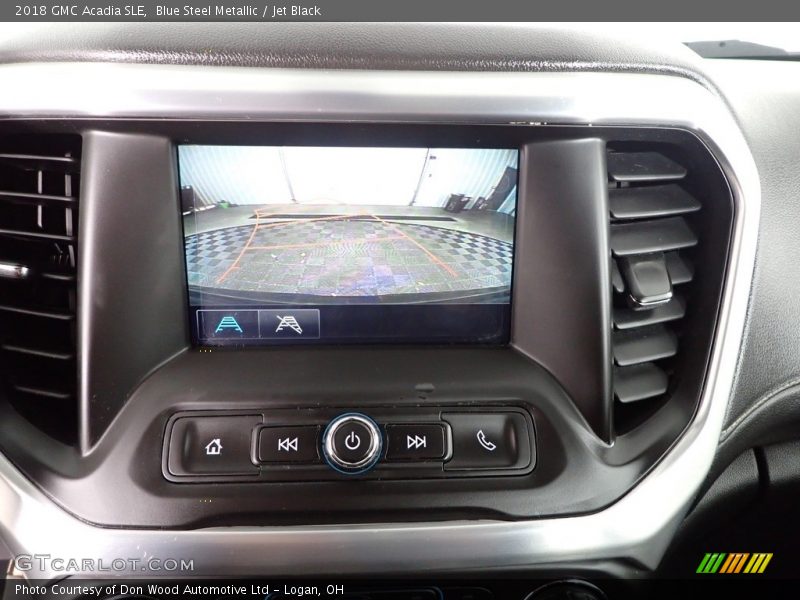 Blue Steel Metallic / Jet Black 2018 GMC Acadia SLE