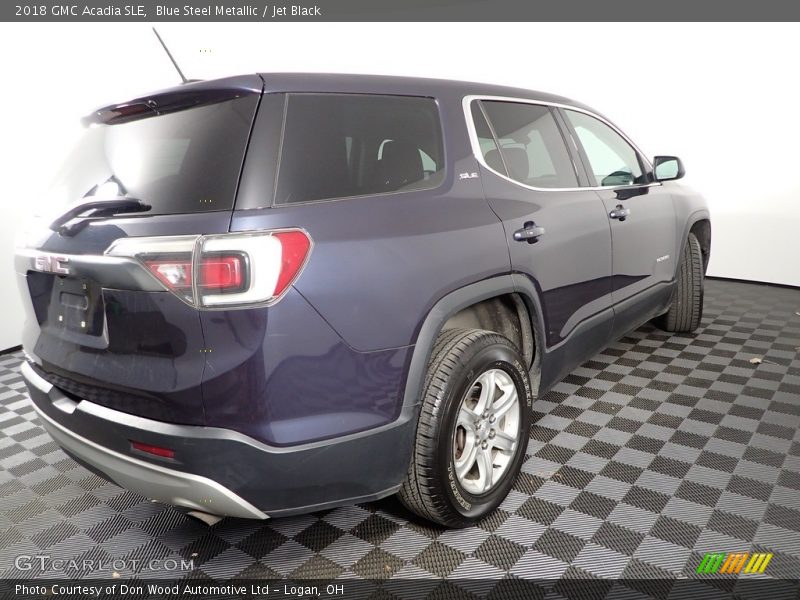 Blue Steel Metallic / Jet Black 2018 GMC Acadia SLE