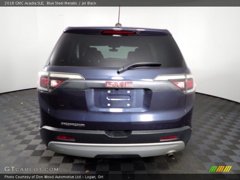 Blue Steel Metallic / Jet Black 2018 GMC Acadia SLE
