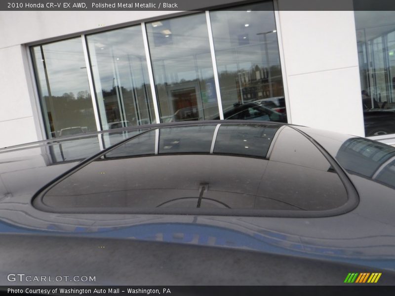 Polished Metal Metallic / Black 2010 Honda CR-V EX AWD