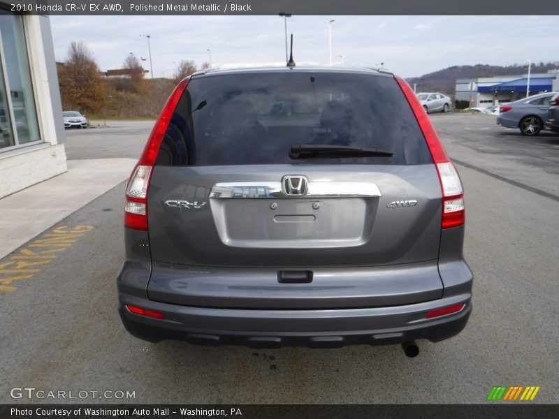 Polished Metal Metallic / Black 2010 Honda CR-V EX AWD