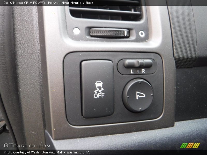 Polished Metal Metallic / Black 2010 Honda CR-V EX AWD