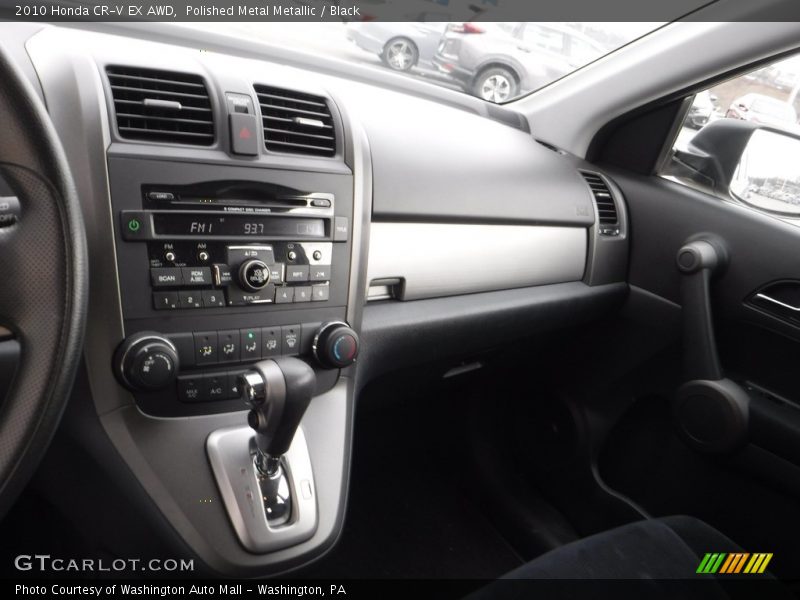 Polished Metal Metallic / Black 2010 Honda CR-V EX AWD