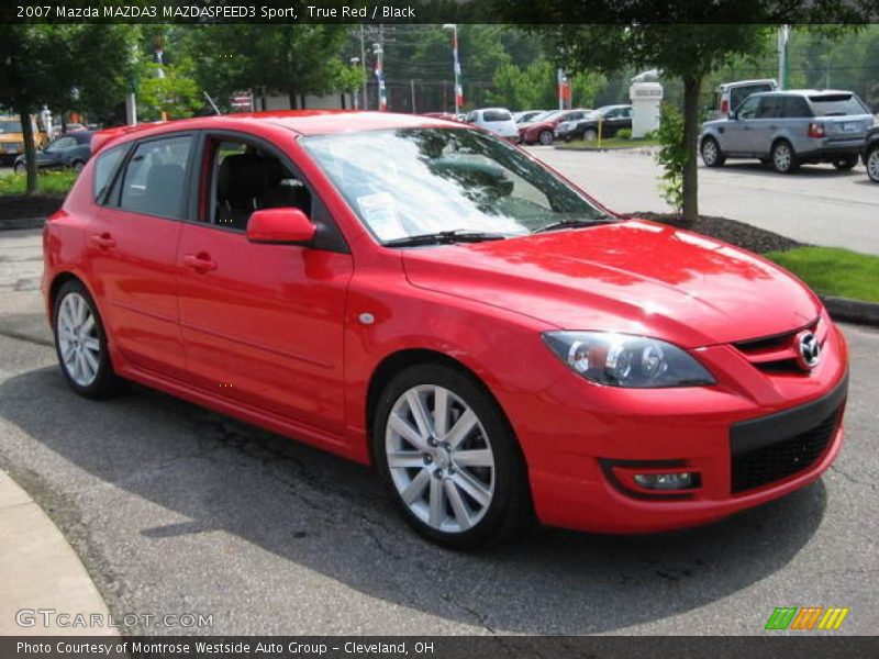 True Red / Black 2007 Mazda MAZDA3 MAZDASPEED3 Sport